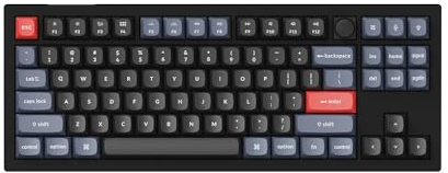 Keychron V3 QMK/VIA Mechanische Tastatur mit knob, Hot-Swappable, 80% Layout, Custom Programmable Macro, 1000 Hz, Keychron K Pro Brown Switch, Hintergrundbeleuchtung RGB, PBT Keycaps für Mac Windows