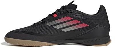 adidas Unisex F50 League Football Boots Indoor, core Black/Iron met./Lucid red, 42 2/3 EU