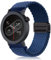 PaceBid Nylon Armband für CMF by Nothing Watch Pro 2, 22mm Damen Herren Geflochtenes Magnetisch Ersatzarmband, Elastisches Stoff Sport Ersatzarmband für CMF by Nothing Watch Pro 2 - Blau