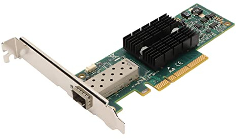 Carte réseau 10 Gbps PCIe x8 avec Port + Fibre Optique, Compatible serveurs //, Faible consommation et Support/Toe