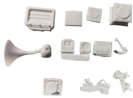 TTETTZ Ensemble de Maquette de Gramophone Miniature, échelle 1:35, Objet Décoratif de Collection
