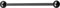 Industrial Piercing Titan G23 Barbell Stab 38mm-Schwarz