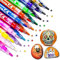 Acrylstifte Marker Stifte,18 Farbige Steine Bemalen Acrylstifte für Steine,Permanent Marker Stifte Acrylstifte Wasserfest, Kinder DIY Stift Art für Rock-Malerei, Keramik, Porzellan, Metall,Kunststoff