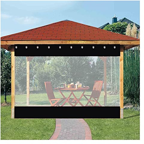 AWSAD PVC Splicing Waterproof Tarpaulin 0,5mm Garage Heat Curtain Windproof Waterproof Car Wash Partition Curtain with Eyelets Used for Gazebo, Garage, Outdoor (Size : 3x2m)