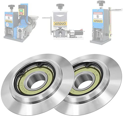 SENDUO Upgraded Replacement Blade,65mn Spring Steel Blade for Copper Wire Stripping Machine Powered Cable Stripper Cutters 2 Piece