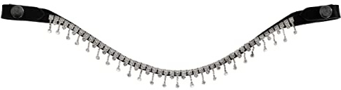 Acavallo Queen Stirnband, Größe:WB, Farbe:braun
