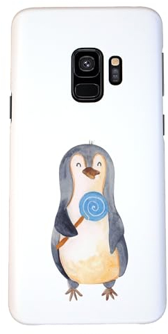 Mr. & Mrs. Panda Handyhülle passend für Samsung Galaxy S9 Handyhülle, Weiß