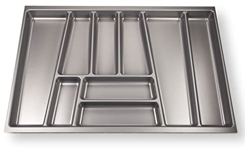 SOTOOLS KÖNIG Besteckkasten II, Silbergrau, 80er Korpus, Breite: 705 mm | Besteckkasten für 80er Korpus.