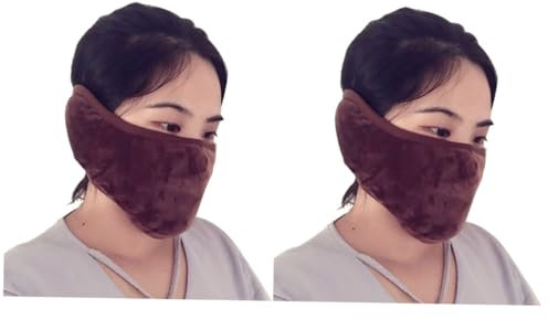 Gatuida 2 Stück 2 1 Staubschutzmaske Ohrenschützer Gesichtsmaske Männer Und Frauen Alles Inklusive