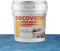 DECOVENO COLOUR Marble Effected Decorative Paint 4 KG - Authentic Venetian Stucco - Water Based Plaster - Shiny Smooth Finish (NIGHT BLUE)