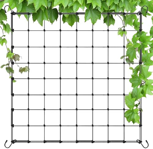 Red de Cultivo Scrog Malla Enrejado 80x80 Elastic Trellis Netting Red para Plantas Trepadoras con 4 Ganchos Red Enrejada Multifunción para Verduras Frutas Flores