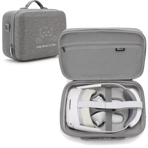 Funda rígida de transporte para accesorios Pico 4 Ultra, bolsa de almacenamiento todo en uno, bolsa de viaje para auriculares de realidad virtual, controlador y otros accesorios, 31 x 21 x 13,5 cm