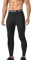 NuCamper Pantalon de Compression pour Hommes,Pantalon de Course à Pied Collant pour Hommes,Pantalon Long Sport à Séchage Rapide Parfait pour l'entraînement Athlétique,Fitness,Basketball, Gymnase