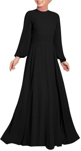 FUPODD Frauen Gebetskleidung Mit Hijab Gebetsperlen Gebetsteppich, Islam Abaya Set, Islamische Langarm Kleid Damen Muslimische Kleider Langarm Islamische Türkische Abaya Muslim Gebetskleid