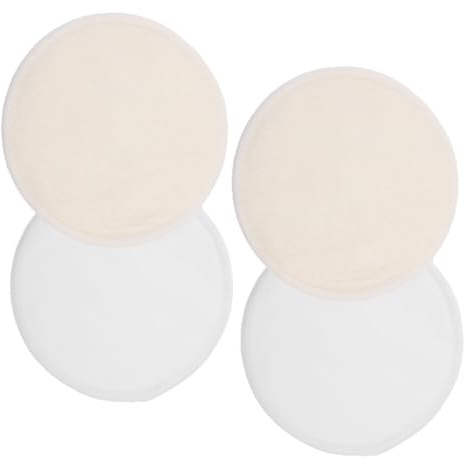 HEMOTON 4pièces Lot De Coussinets Allaitement Réutilisables Et Absorbants Pour Femmes Gardent Sec Confortables Et Pratiques à Porter