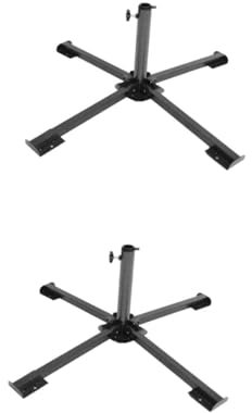 Toddmomy 2piezas Base para Sombrilla De Playa Portátil Soporte Estable para Parasol De Jardín Base De Pies Accesorio Esencial para Sombrillas De