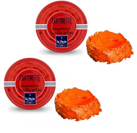 La Perle des Dieux® | Filets de maquereaux et tomates | Sauce tartinable maquereaux tomates épices aromatiques - 2 boîtes