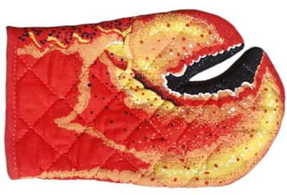 Moufle Four Mitaine Pince Homard | Gants Cuisine Crabe pour Four Micro-Ondes,Mitaines Anti-Dérapant Résistant à la Chaleur pour Cuisson Gril Rôtissage Pizza