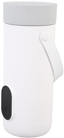 LUCKDANO Bollitore Elettrico da Viaggio Bollitore per Acqua Calda Senza Fili in Acciaio Inossidabile da 350 Ml con Batteria da 27000 MAh e Controllo Intelligente della Temperatura per