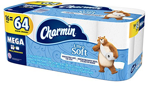 Charmin Ultra Soft Toilet Paper 16 Mega Rolls, 16Count (Pack Of 16)