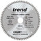 Trend Wood Circular Saw Blade, 210mm Diameter, 30mm Bore, 72 Teeth, 2.4mm Kerf, +10° Hook, TCT, Extra-Fine Finish, CSB/21072