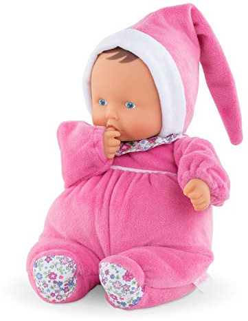 Corolle 9000020090 - Mon Doudou Babipouce 1001 Blume, extra weiche Weichkörperpuppe mit Vanilleduft, Namensetikett, waschbar, 28cm, Für Kinder ab den ersten Lebensmonaten geeignet