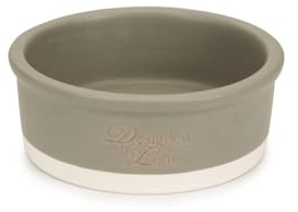 Karlie Keramiknapf Designed by LOTTE JOA schwer für Hunde (Grau, Ø 16cm)