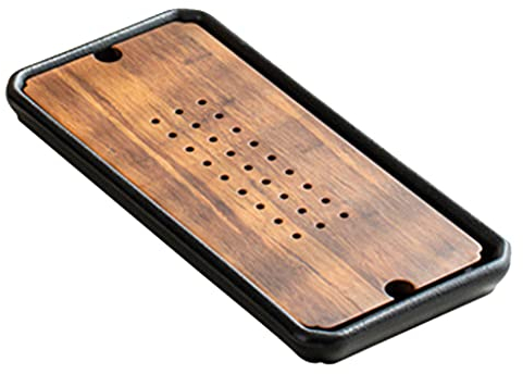 Vassoio da tè bambù Giapponese/Cinese Gongfu Servizio da Tavola da tè, Vassoio da Portata Box Tipo di Serbatoio e Drenaggio Strumenti da tè Tradizionali, per Teahouse