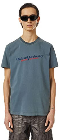 Diesel T-DIEGOR-IND T-Shirts, Grey, Large