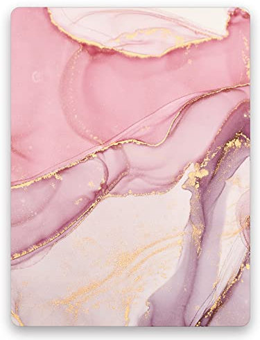 Mini Mouse Pad 6 x 8 Small Mousepad with Waterproof Lycra Cloth Anti Slip Rubber Base Mouse Mat for Wireless Mouse Mini Laptops (Mini Pink Marble)