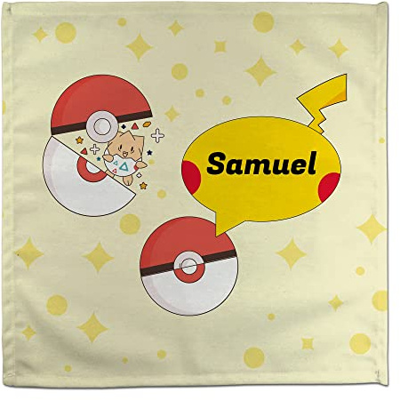 Servietten Kinder. Stoffserviette personalisierte. 50% Baumwolle. Benutzerdefinierte Geschenke.Verschiedene Designs. Pika