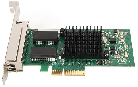 PCIe-Netzwerkkarte, Gigabit-Ethernet-Karte 10/100/1000 M 4 Ports für Computer