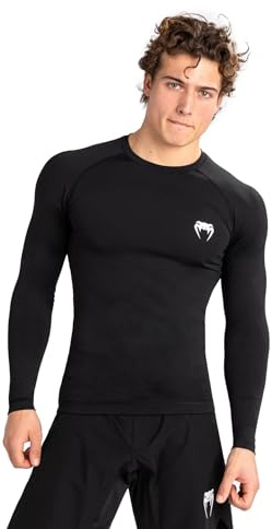 Venum herr Rashguard, svart/vit, XL