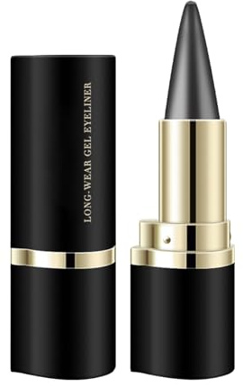 Eye Liner Gel Gris Foncé - Crayon Eyeliner Imperméable | Eye-liner en gel longue durée imperméable | Maquillage pour les yeux multifonctionnel hautement pigmenté, 3,6 g, pour un look naturel et audaci