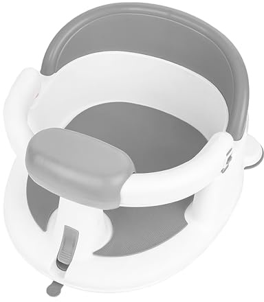 Asiento de baño para bebés, silla antideslizante para bañera para bebés con, soporte seguro y cómodo, adecuado para sentarse, fácil de, construcción estable