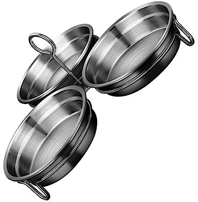 Warmhm Stainless Egg Poacher Mold Home Egg Steaming Pan for Poached Cooker Mold
