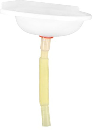 MAGICLULU Mini Plastic Wall Mounted Wash Basin Triangular Corner Sink Drain Pipe Small Household Basin for Motorhome Kitchen and Bathroom