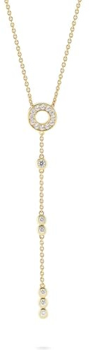 JETTE Damen-Kette 925er Silber, recycelt Zirkonia 32029968