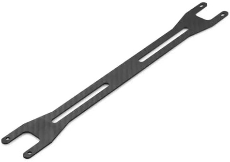 Placa de segunda etapa de fibra de carbono compatible con 1 10 a escala RC Los autos se adapta a los modelos TRX 4x4 y a los pasatiempos de actualización HQ727 Accesorios para automóviles de repuesto
