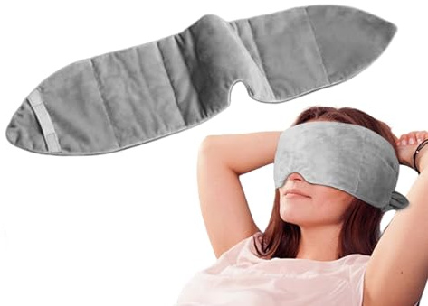 Lichtdichte Augenpads für Flugreisen - Schlafmaske | Sanfter Druck Einschlafhilfe zur Entspannung zu Hause, Reisen, Büro, Urlaub, Unisex Kinder
