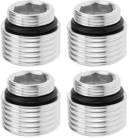 Create idea 4 Stück M16 X 1,0 Mm auf 1/2 Wasserhahn-Adapter-Gewindeanschluss für die Meisten Küchenarmaturen