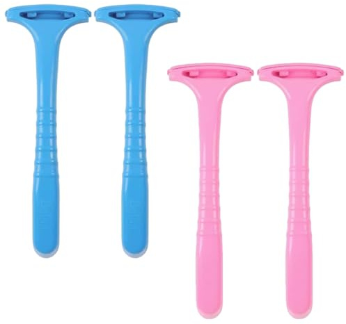 Raschietto per piedi per pelle morta, raschietto per calli in plastica portatile da 4 pezzi con comoda impugnatura, strumento per la cura della pelle lavabile e rimovibile |.Callo