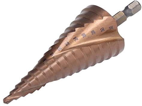 AOWINHIT Foret étagé HSS, Outil de Coupe au Cobalt pour Alésage en Acier Inoxydable de 4 à 32mm, 1 Pièce