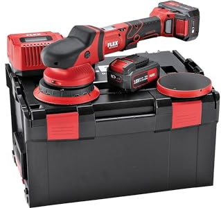 Flex Akku Exzenterpolierer 18 V (Polierer/Poliermaschine) XFE 15 150 18.0-EC/5.0 Set - 418.099