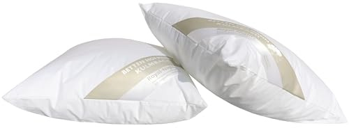 Betten Hofmann 2 Stück Hofmanns Basic Allergiker Kopfkissen Nackenkissen 35x35 waschbar 130g
