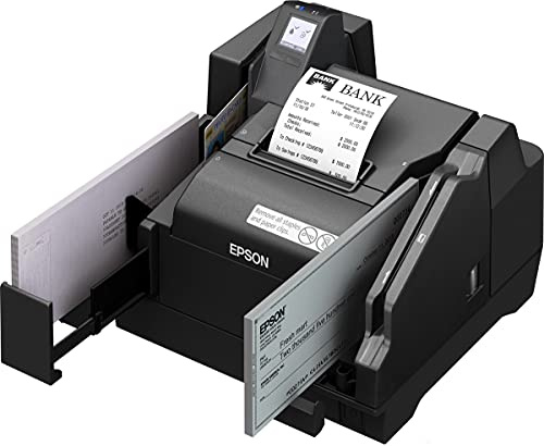 Epson, Tm-S9000Ii, Multifunction Scanner and Printer, Epson Black, USB, 130Dmp, 1 Pocket, W/O Hub & Msr, No Ink
