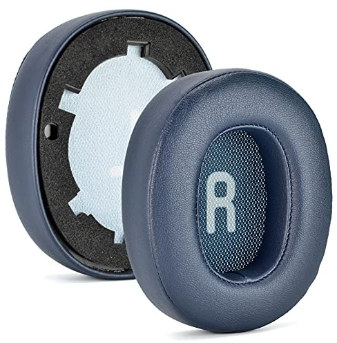 Tune 750BT Ersatz-Ohrpolster für JBL Tune 700BT / 710BT / 700BTNC / 750BT / 760BTNC, weiches Proteinleder, High-Density-Rauschunterdrückungsschaum (blau)