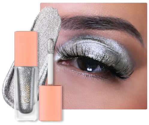 Oulac Ombretto Liquido Glitter Occhi - Ombretto Liquido Bio per Brillantini Make Up con Aspetto Sbalorditivo e Luccicante, Senza Rughe, Analcolico, Non Grasso, Vegan Friendly, 5,4 g, (13)