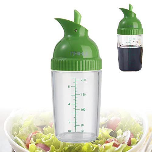 Shaker à vinaigrette 200 ml universel manuel pour sauces anti-fuite Gadget H2I9 Récipient mélangeur à salade