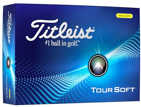 Titleist Tour Soft Prior Generation Golf Balls, Yellow (One Dozen)